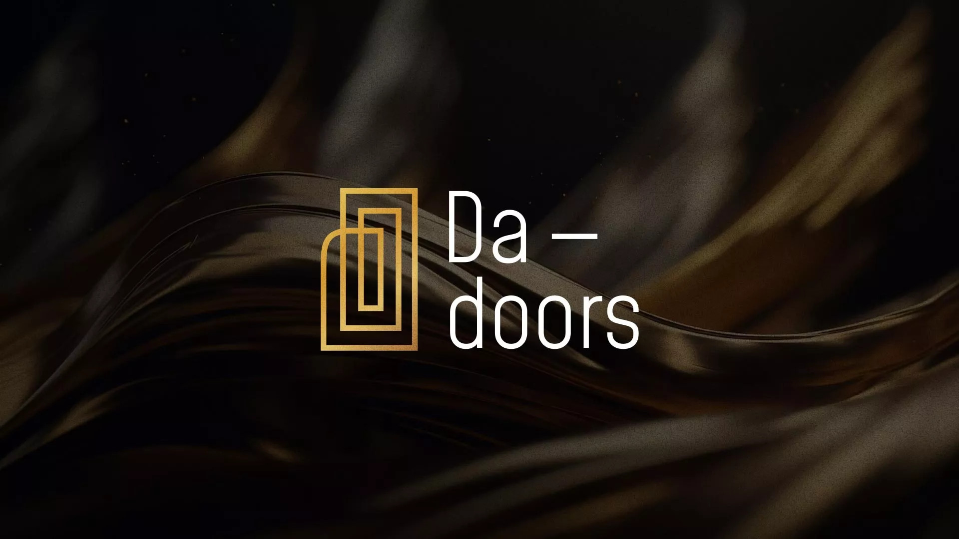 Разработка логотипа для компании «DA-DOORS» в Геленджике